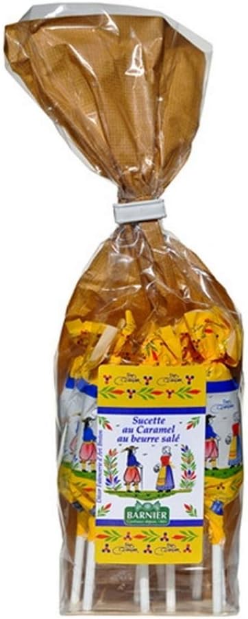 Caramel Lollipops with Salted Butter Sucettes Caramel Au Beurre Sale 12 pcs by Barnier