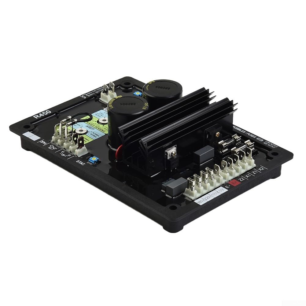 Regulador de voltaje automático AVR R450, para generador Leroy Somer Genset Nuevo AVR Reemplazo para generador de alternador de CA Voltaje para módulo de control estabilizador