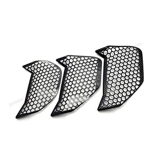 Neopaftu Tail Light Lamp Cover Compatible With Ford Mustang 2018-2021 Taillight Lens Shell Exterior Accessories (Carbon Fiber Style Mesh) #TOP2