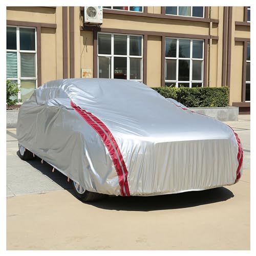 【Protezione】Questa copertura per auto ti offre un elevato livello di protezione in tutti i tipi di condizioni. La copertura per auto resistente alle intemperie proteggerà la tua auto da pioggia, raggi UV, neve, polvere, escrementi di uccelli e impronte di zampe di gatto. È la cosa migliore dopo l'affitto di un garage