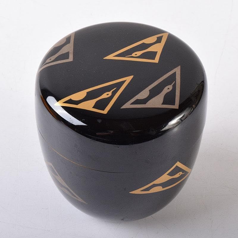 Amazon.co.jp: 茶道具 漆匠 遠山哲山作 鱗鶴蒔絵 利休棗 共箱 V 7319  