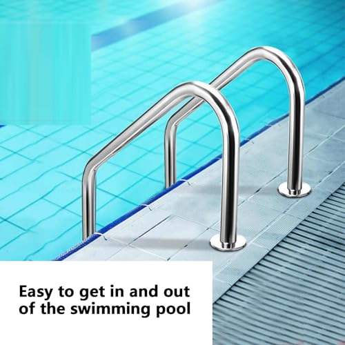 Escalera para piscina acero inoxidable 2 peldaños miniatura 3