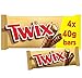Price comparison product image Twix Chocolate Biscuit Bars with Caramel, 4 x 40g