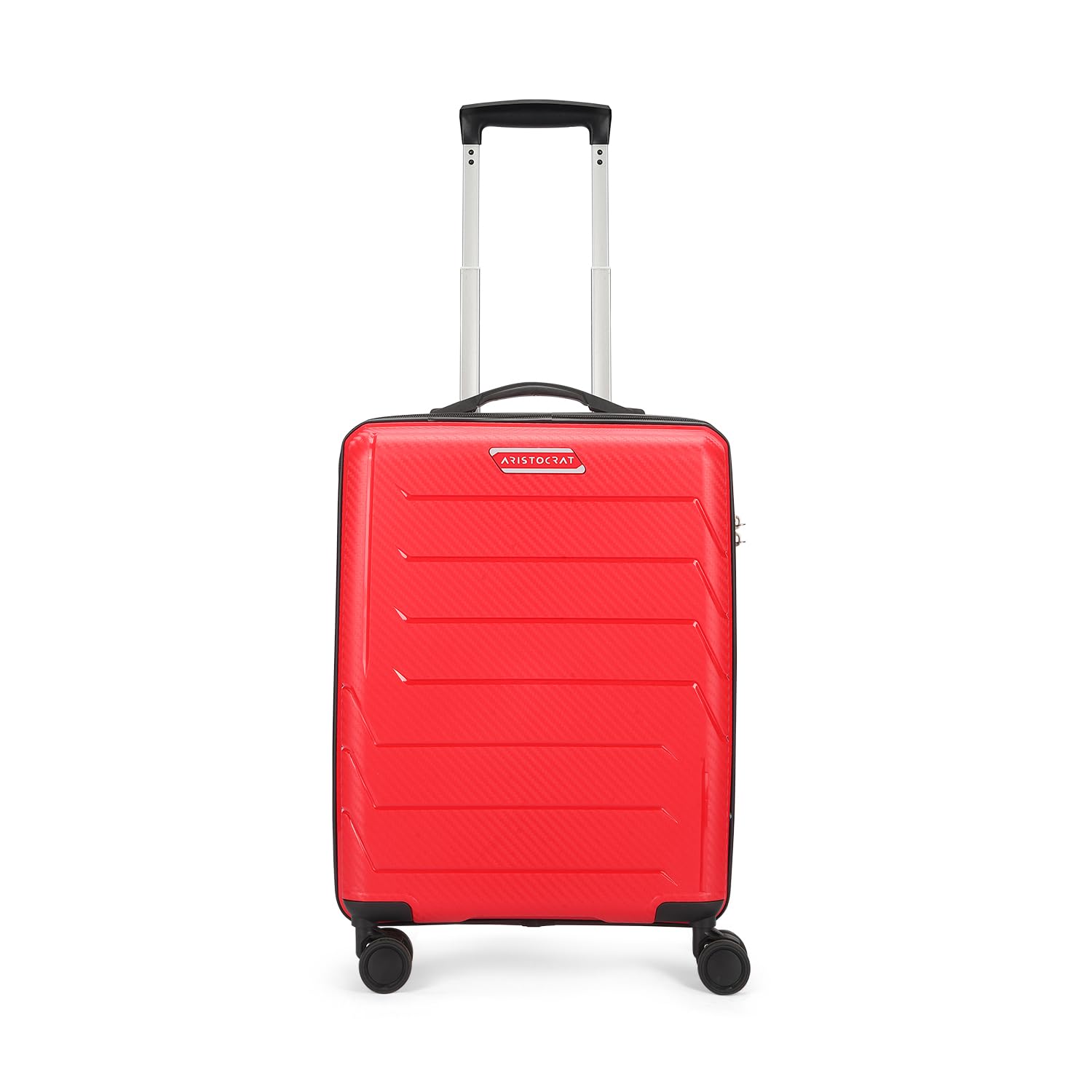 Aristocrat Polypropylene (PP) Chroma Cabin 55Cm Hardsided,8 Wheel Spinner,Fixed Combination Lock Carry-On Luggage, Spacious, for Men & Women, 7 Year Warranty - Red (B0D1GGHCW3) Amazon Price History, Amazon Price Tracker