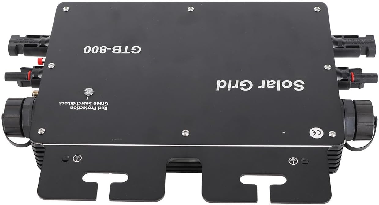 Solar Micro Inverter, 800W GTB, High Accuracy Monitoring, MPPT Control, Remote Operation, Easy Maintenance, for JackeryorFlashfishorGoal Power Stations, IP65 Water Resistant,