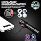 DARKBEAM UV Taschenlampe uv Lampe 395nm Licht USB Aufladbar, Woodsche Lampe Schwarzlichtlampe Klein LED Schwarzlicht Taschenlampe Mini für Resin Härten, Nägel, Urindetektoren, mit UV-Brille