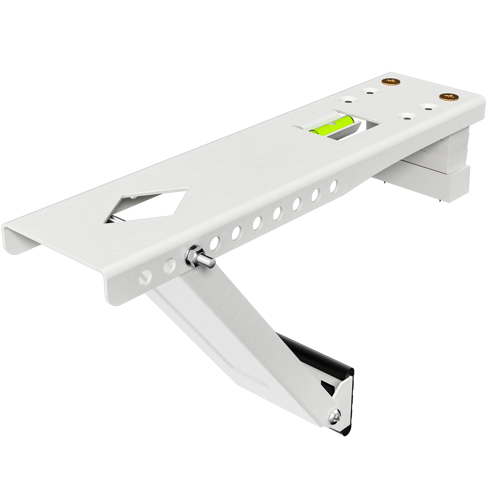 Window AC Support Bracket Universal Window Air Conditioner Mounting Bracket Up to 85lbs, Fits 5000-12000BTU AC Units with Adjustable Extender Leg