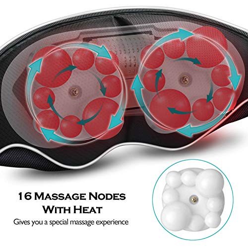 Viktor Jurgen Shiatsu Neck And Back Massager With Heat Deep Tissue Kneading Sports Recovery Massagers For Neck, Back, Shoulders, Foot , Relaxation Gifts For Him,Her,Women,Men #TOP1
