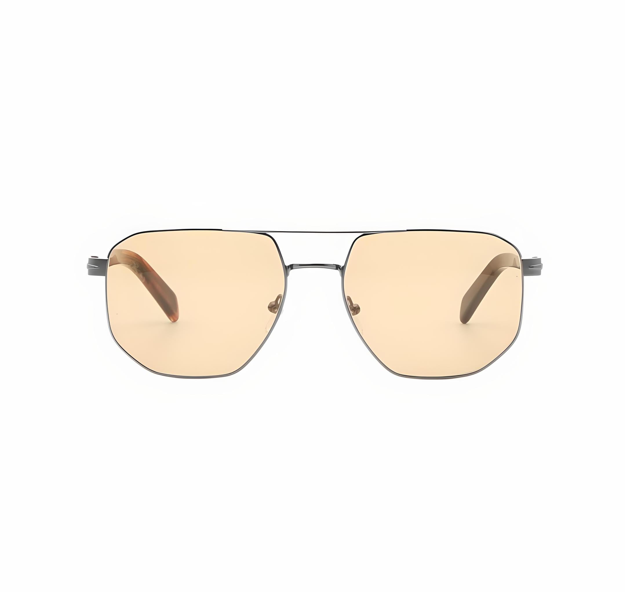 RemedyLens® 'Jett' FL-41 Glasses, Migraine and Light Sensitivity, Acetate Frame, Gun Metal Grey
