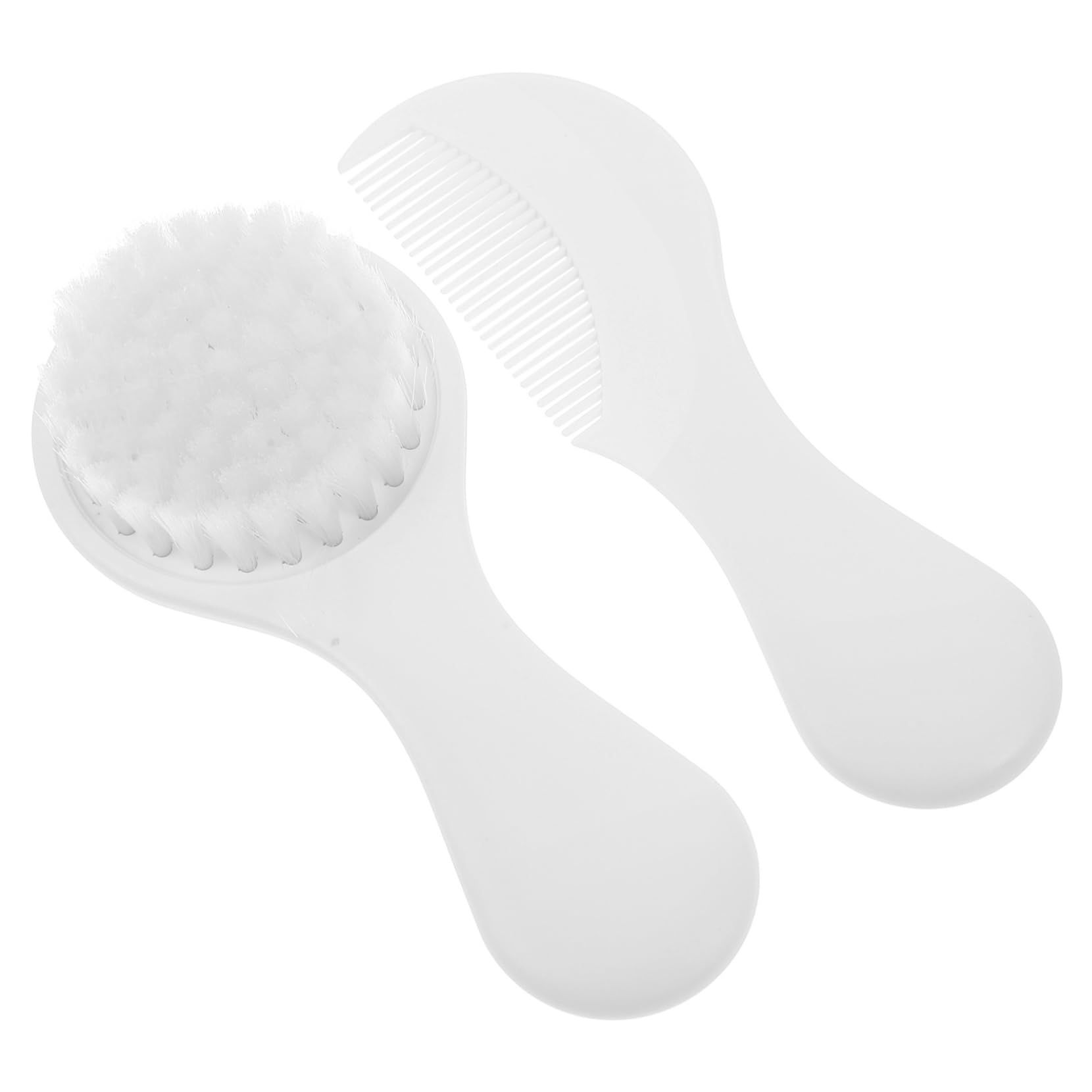 Vaguelly Baby Brush Comb Set Newborn Hair Brush for Toddlers Scalp Scrubber Gentle Scalp Massager Baby Grooming Kit