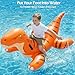 Jasonwell Pool Games Toys Floats -2Pack Inflatable Dinosaur Pool Floats with Blow Up Toy Hammers Ride on Pool Floaties for Kids Teens Adults Lounge Raft Summer Lake Beach Party Decorations (GN&Org XL)
