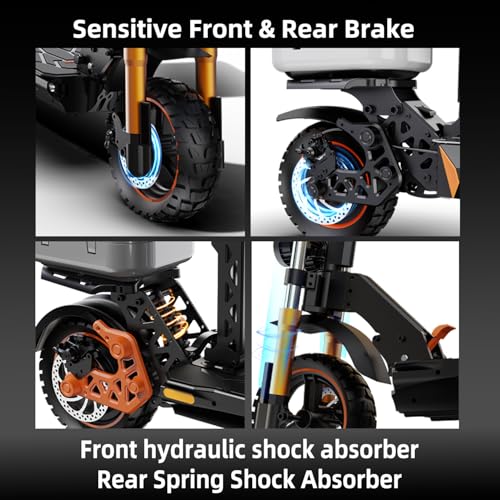 M5PRO Peak 2000W Electric Scooter for Adults,11 Inch Fat