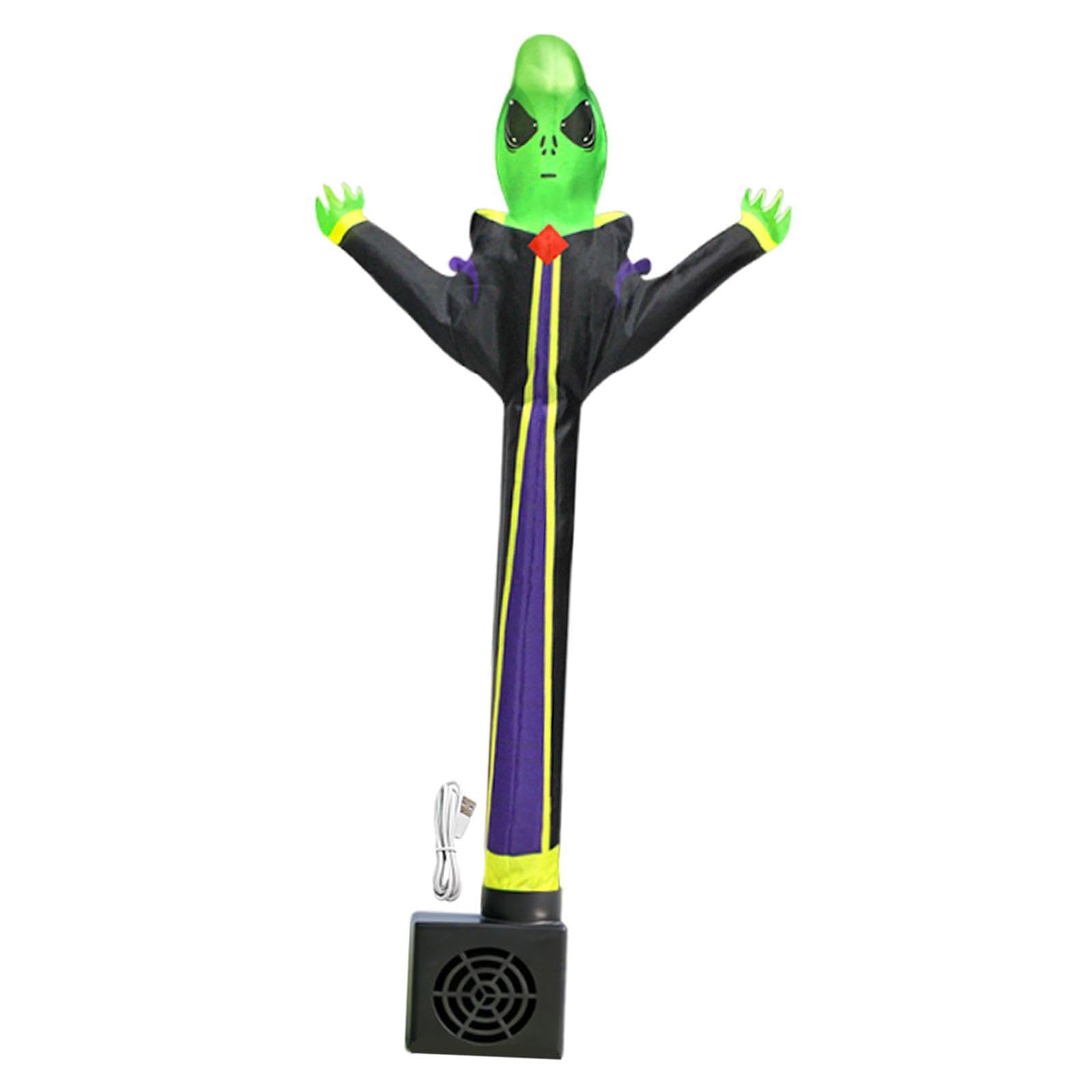 Inflatable Waving Tube Man with Blower Sturdy Gifts Multi Purpose Heavy Duty Alien| Holiday & Seasonal Da©co | Christmas & Winter | Yard Da©co-image-22