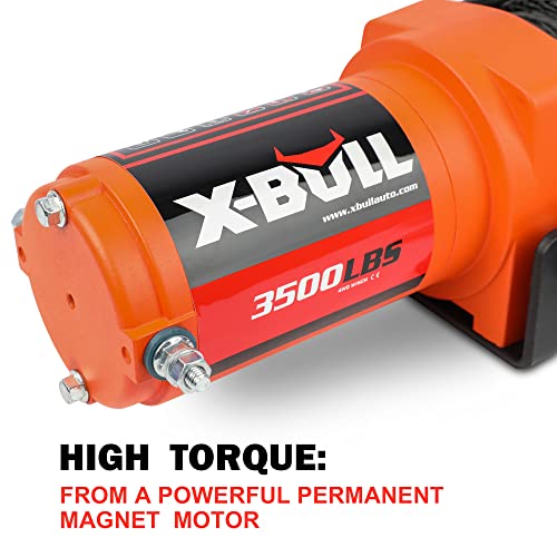 Winche eléctrico sintético X-BULL 12V 3500LBS miniatura 5