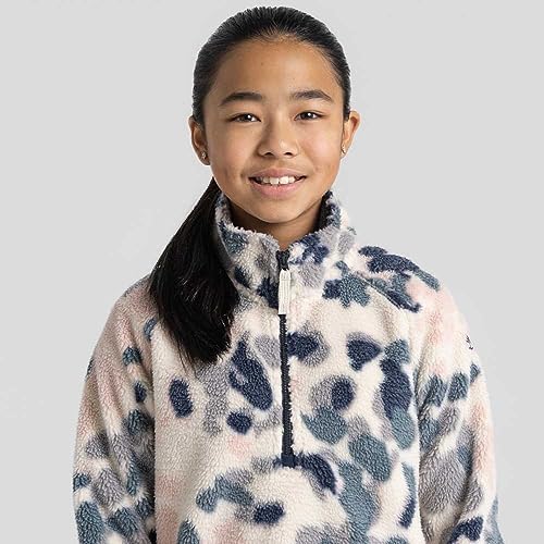 Craghoppers Girls Mellows Half Zip Borg Fleece Jacket3