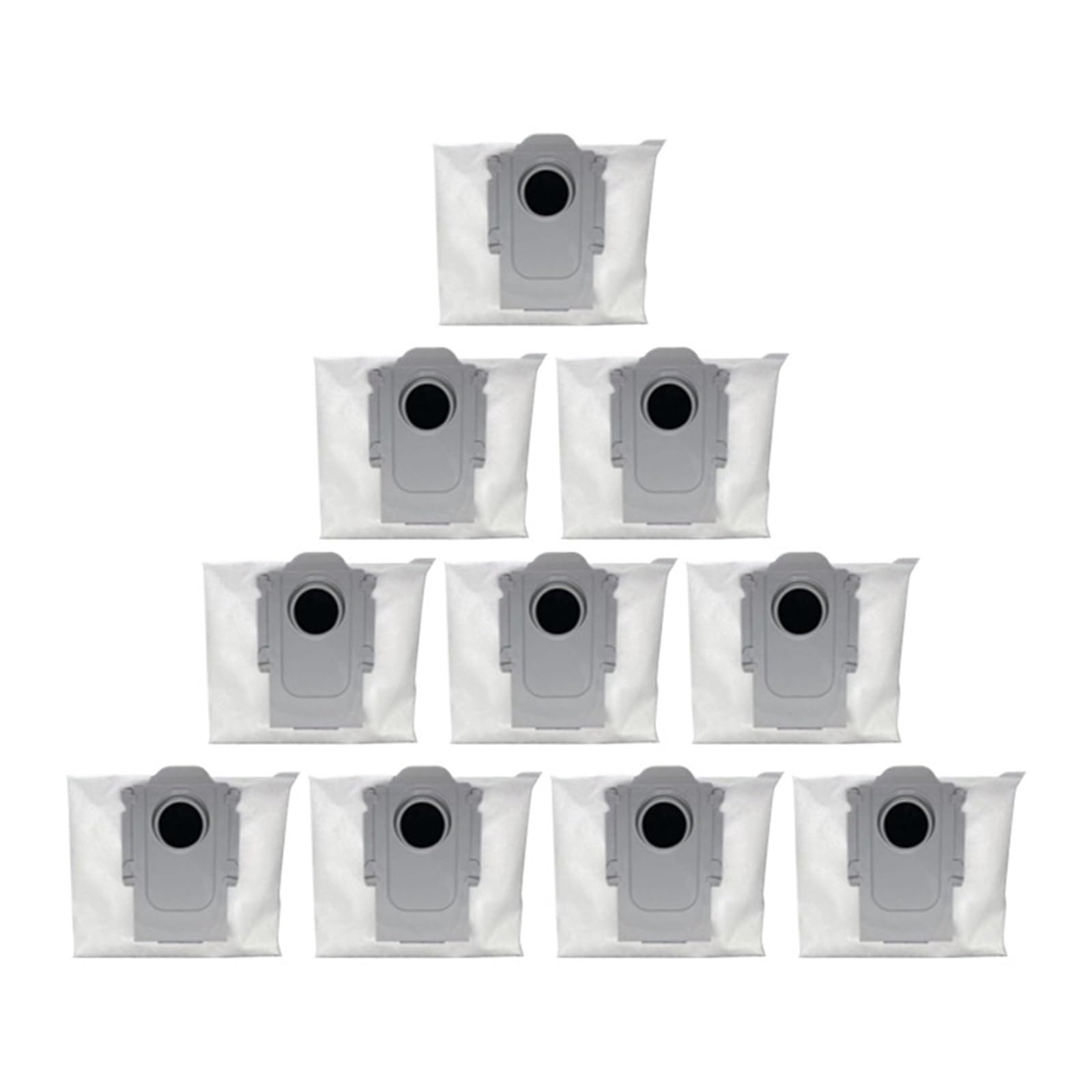 Sacs à poussière en carbone pour aspirateur Roborock Q5+ Q7 T8 S7 MAXV Ultra, lot de 10 pièces