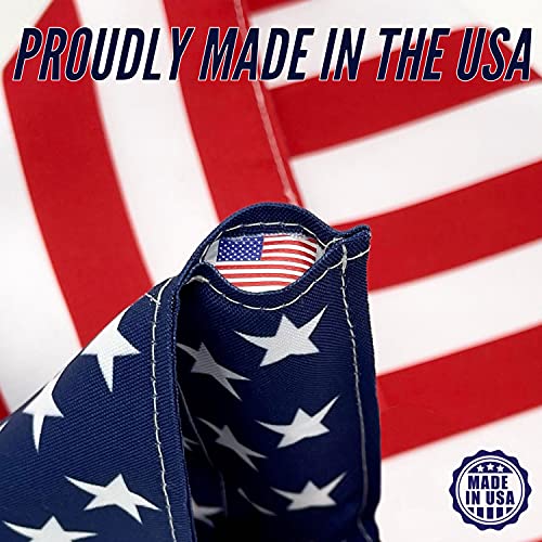 American-4th-of-July-Garden-Flag-Made-in-the-USA-Premium-Poly-Poplin-Weather-Resistant-Double-Sided-Fade-Resistant-Patriotic-United-States-Stars-and-Stripes-Perfect-Decor-for-Outdoor American 4th of July Garden Flag Made in the USA Premium Poly Poplin Weather Resistant Double Sided Fade Resistant Patriotic United States Stars and Stripes Perfect Decor for Outdoor