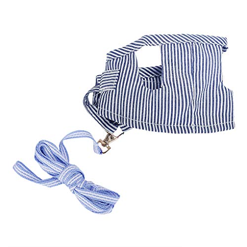 Small Pet Harness Soft Cotton Guinea Pig Bunny Harness And Leash Set For Guinea Pig Hamster Chinchilla Rabbit Squirrel Hedgehog Ferret Small Animals Walking Chest Strap Vest Harness With Lead Leash #TOP3