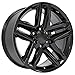 OE Wheels CV34B 20 Inch Rim Fits Silverado 1500 Trail Boss Style 6x139.7 20x9 Gloss Black - Hollander 5911 (1)