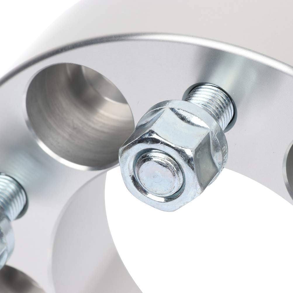 AINTIER 2pcs 5x4.5 with 12x1.5 82.5mm 1.5" Wheel Spacers adapters 5x114.3 fit for Protege for 5 for Kia