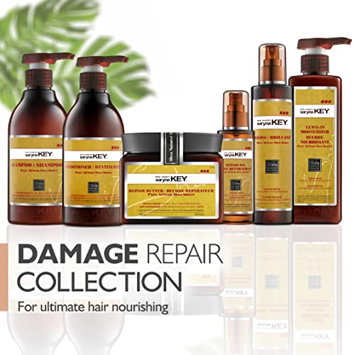 Saryna Key Damage Repair Spray Gloss - Shea Butter Rich In Vitamins A, E And F, Amino Acids And Keratin Ensures Hair Becomes Silkily-Soft, Flexible And Radiant #TOP6