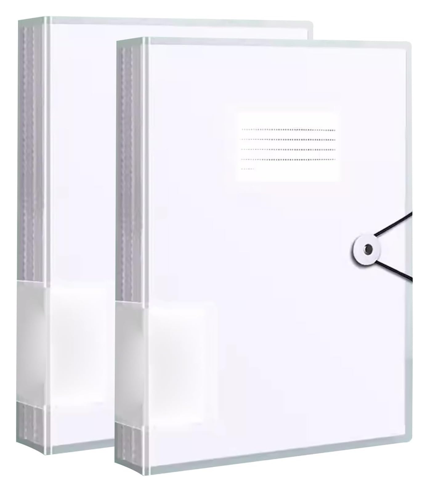 Chemises de présentation A4, Porte-documents A4 à 80 pochettes, lot de 2, multicolore