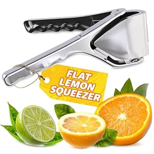 Leglo Flache Zitronenpresse aus Edelstahl