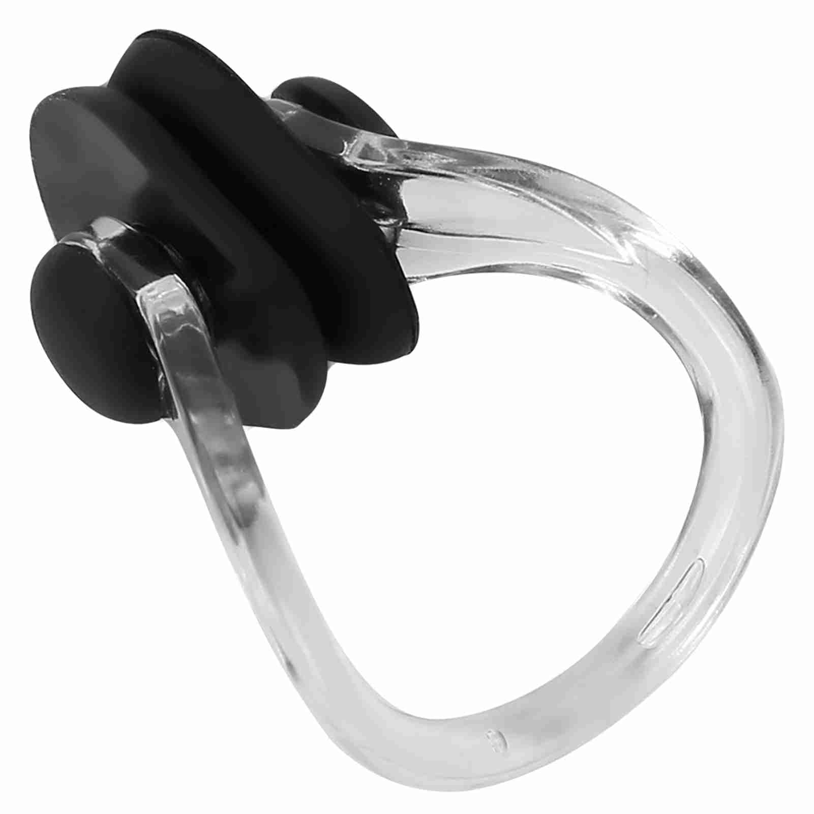 Gavigain Swimming Nose Clip Waterproof Training Silicone for Adults Pink 2pcs (Black)