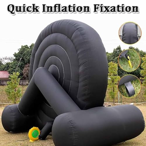 Juego de dardos de fútbol inflable gigante con soplador y bolas, divertida actividad al aire libre para todas las edades, ideal para patio, playa y entretenimiento en el parque
