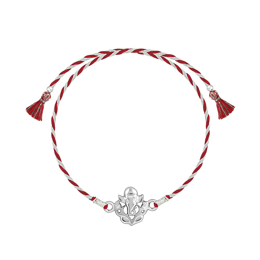 GIVA 925 Silver Leaf Ganesha Rakhi|Raksha Bandhan Rakhi for Brother | Gift for Men & Boys| With Certificate of Authenticity and 925 Stamp (B0B8DXFJDR) Amazon Price History, Amazon Price Tracker