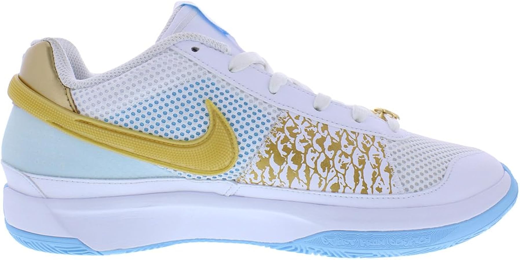 Amazon.com | Nike Ja 1 Men's Basketball Shoes White/Metallic Gold