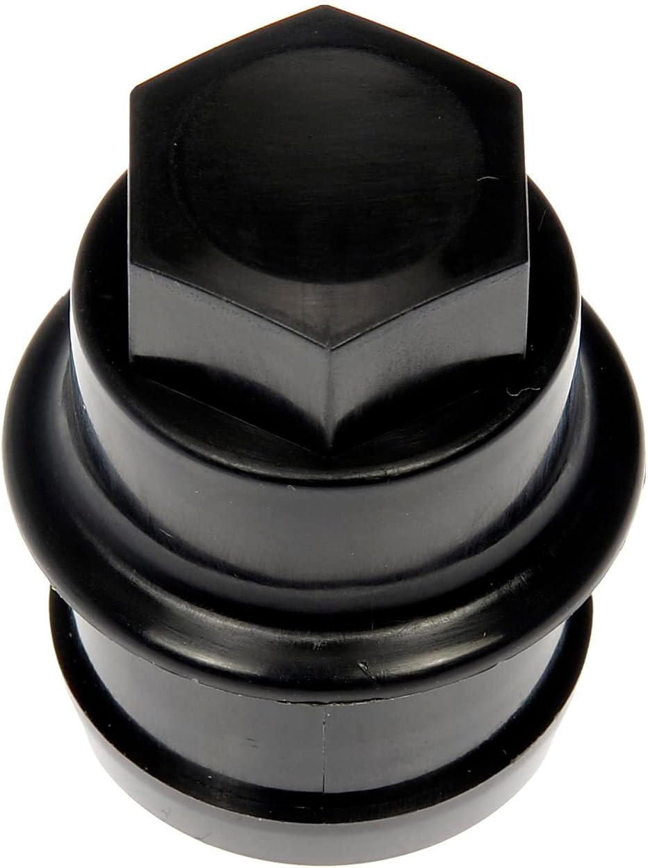 Dorman 611-949 Wheel Fastener Cover Compatible with Select Chevrolet/GMC Models, Black, Pack of 10
