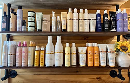 Rogmars Industrial Pipe Shelves Shelving 48 Inch With Solid Wood Planks Farmhouse Pipe Book Shelves Wall Mounted,Industrial Floating Shelves Bar Shelving Rustic Shelves 2 Tier For Kitchen,Living Room #TOP6