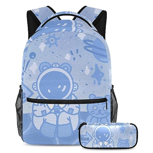 Sac à dos Blue Universe multicolore idéal pour le collège, le lycée et les sorties