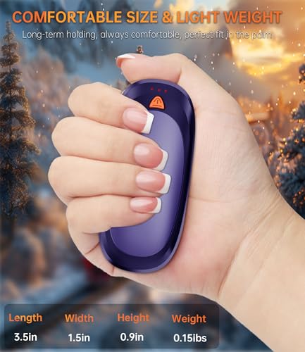 Chauffe-mains rechargeables 10000mAh avec étui pour l'hiver