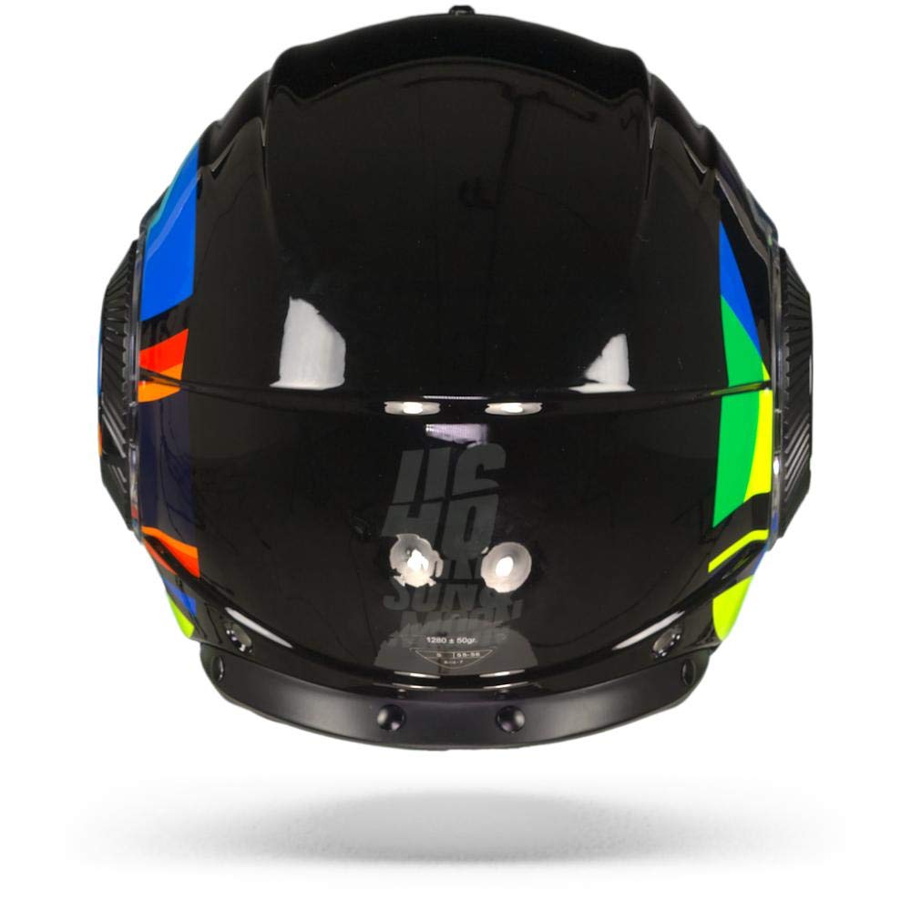 AGV Helmet Orbyt Top Sun & Moon 46 Black/Parrot S Automotive