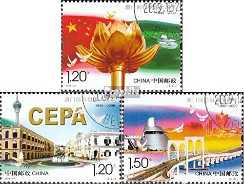 Prophila Collection People's Republic of Cina 4118-4120 (Completa Edizione) 2009 L'inclusione Macao (Francobolli per i Collezionisti)