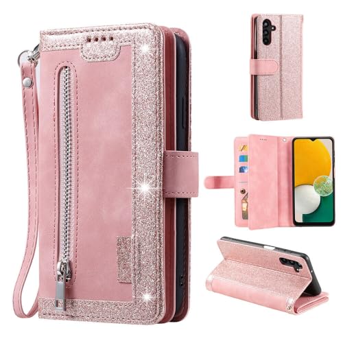 Housse cuir Galaxy S10 5G or rose idéale pour sécuriser votre smartphone au bureau