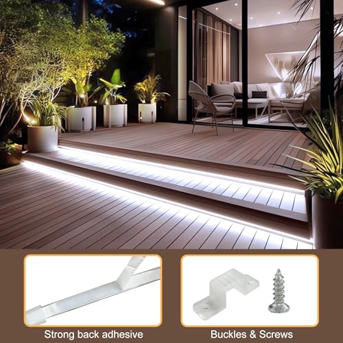 Image of echosari 150 LED Strip Lights Battery Operated 16.4Ft Waterproof Strip Lights (Pack of 2)