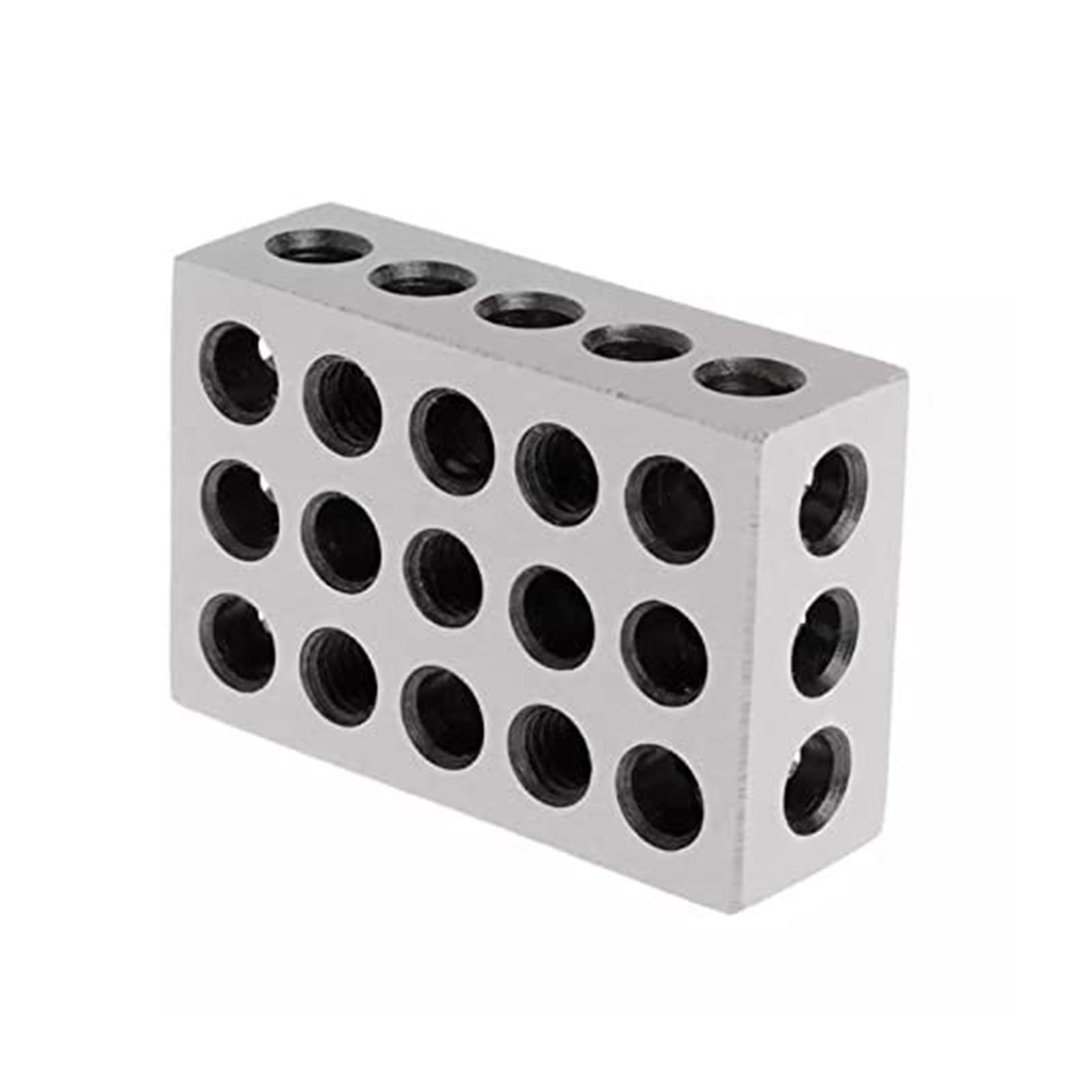 2 szt. Stal hartowana 1 3 bloki, precyzyjne narzędzie dla mechanika 0,0001 cala z 23 otworami, 25 50 75 mm(1-2-3 Inch)