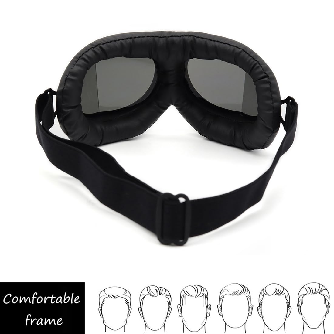 Vintage Aviator Occhiali Moto Occhiali Moto Moto Motocross Pilot Goggles