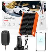 HiBoost Cell Phone Booster for Car and SUV Pickup, Signal Booster 5G &amp; 4G LTE for All U.S. Carrie...