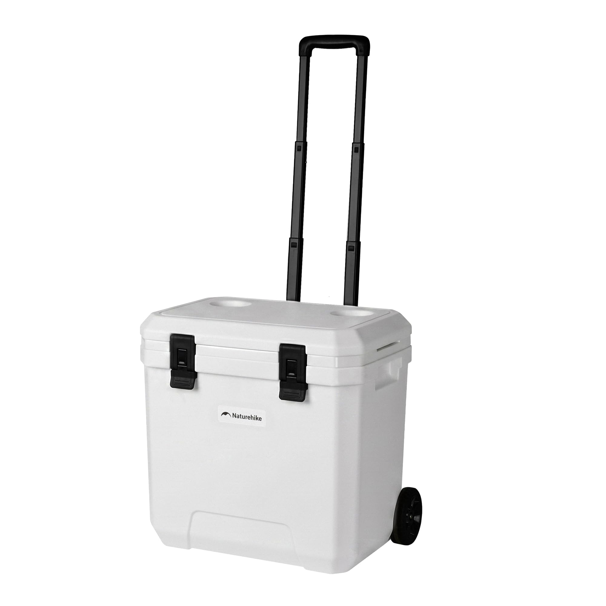 Pro 38 QT Wheeled Cooler, 6-Side PU Insulation Ice Chest 153-Hour Ice Retention, Rolling…