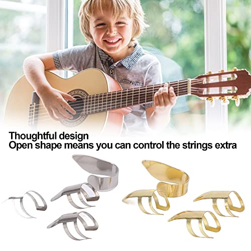 Shanrya Lot de 8 médiators de pouce ouverts avec boîte de rangement pour instruments de musique pour Ukulélé pour banjo… - Les Beatles, Paul McCartney, John Lennon, RIngo Starr, George Harrison Shanrya Lot de 8 médiators de pouce ouverts avec boîte de rangement pour instruments de musique pour Ukulélé pour banjo… – Image 7