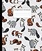 Composition Notebook: Cute Gray Wide Ruled Paper Notebook Journal | Wide Blank Lined Workbook for Teens Kids Students Girls for Home School College ... Notes | Adorable Red Panda & Raccoon Pattern