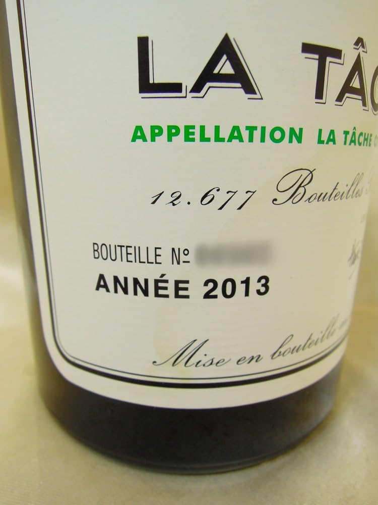 DRC LA TACHE ラ・ターシュ　2013  750ml  セラー保管 DRC LA TACHE ラ・ターシュ 2013 750ml セラー保管
