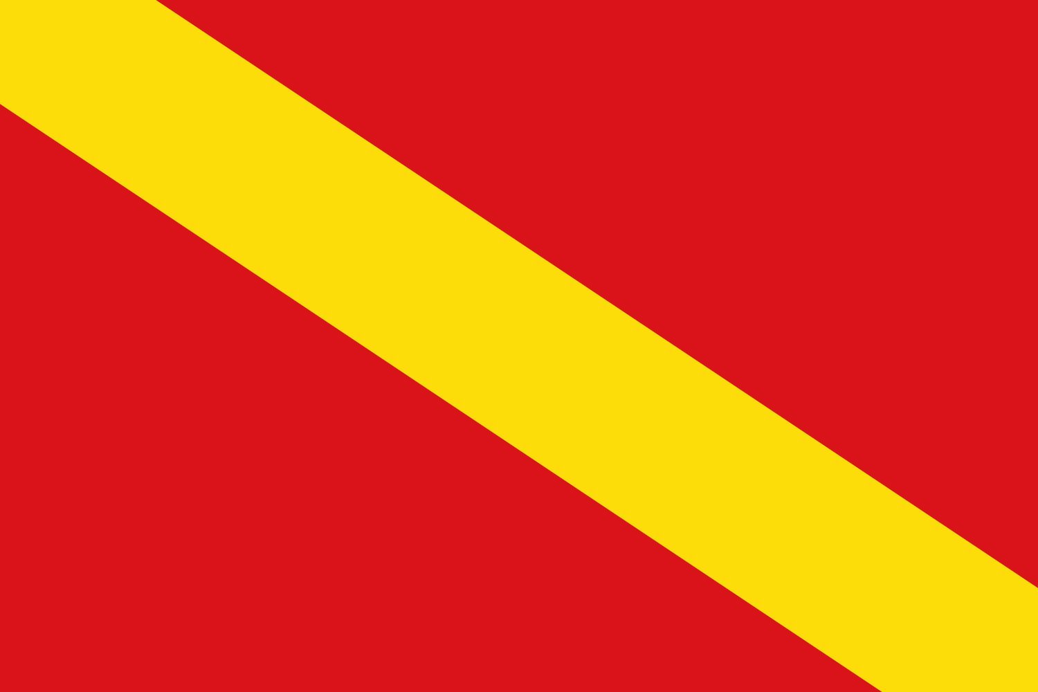 Drapeau XL Boussu grand format de commune belge pour mât extérieur