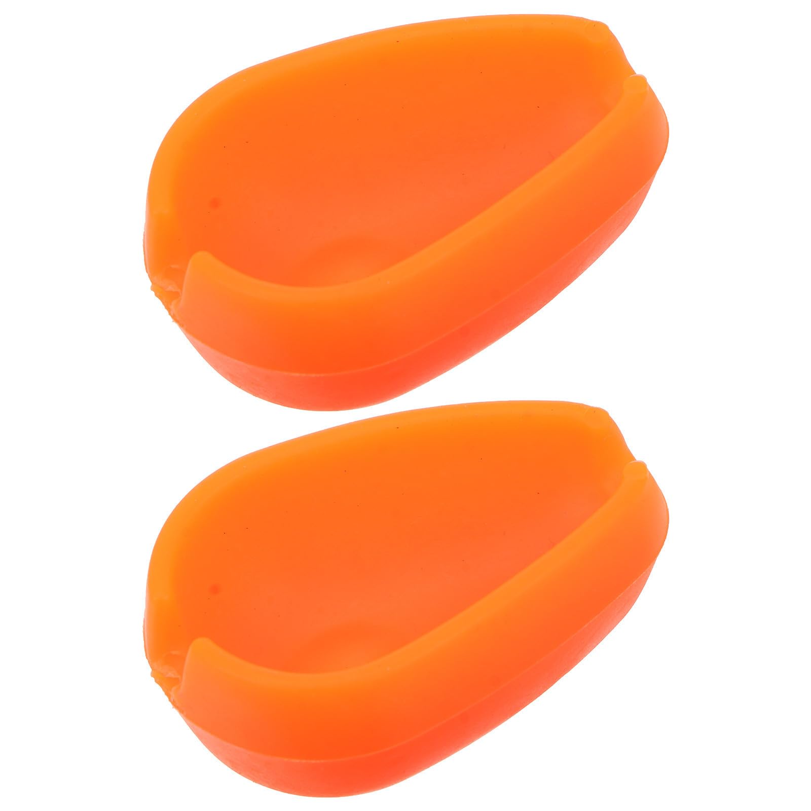 SHERCHPRY Silicone Fishing Bait Feeder Molds Orange Colour for Carp Fishing 2pcs Soft Method Feeder Molds Sturdy and Portable Outdoor Equipment