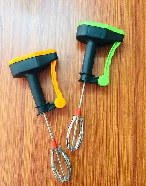 Stainless Steel NonElectric Hand Blender for Egg & Cream Beater