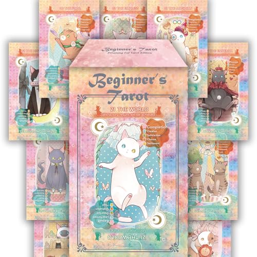 LUNA FACTORY Bigginner Tarot Dreaming Cat Tarot Edition